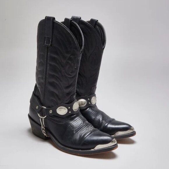 Durango Other - Mens Durango Concho Black Boot with removable ankle concho size 9.5 D